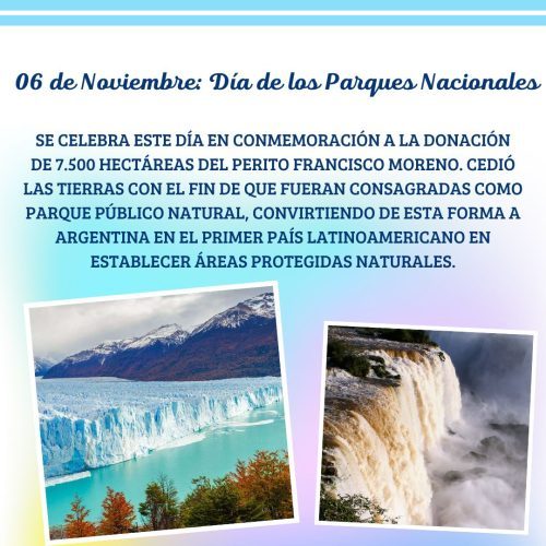 06 de Noviembre: Día de los Parques Nacionales