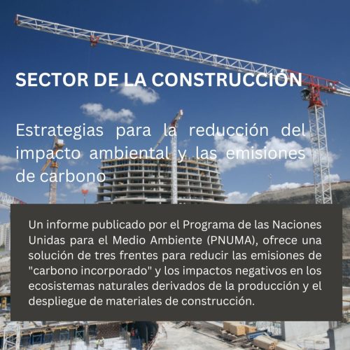 SECTOR DE LA CONSTRUCCIÓN: ESTRATEGIAS PARA LA REDUCCIÓN DEL IMPACTO AMBIENTAL Y LAS EMISIONES DE CARBONO